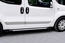 Opel Combo 2012-2018 Progi Boczné Allmond Grey (2 szt., Aluminium) zdjęcia 1