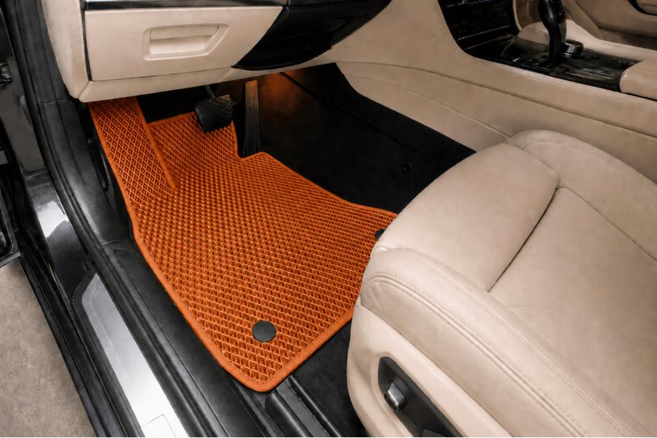 BMW 7 Series F01/F02 2008-2015 Dywaniki EVA (do F01, Pomarańczowy) Image