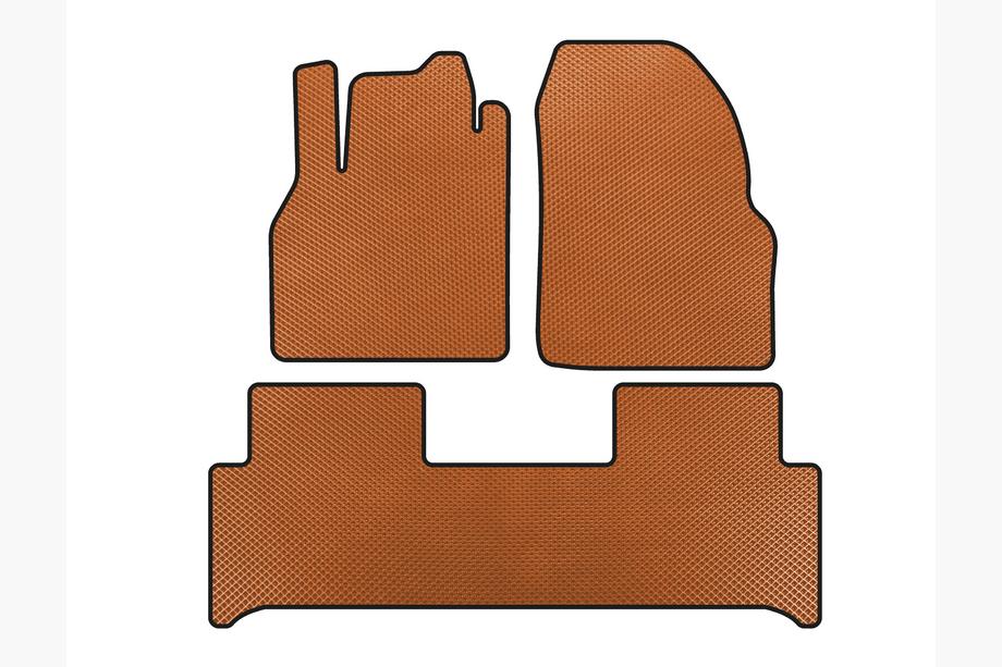 Renault Scenic/Grand 2003-2009 Dywaniki EVA (Pomarańczowe) Image