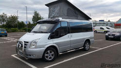 Ford Transit 2000–2014 Daszek na przednia szybe (czarny polysk, 5mm) zdjęcia 14