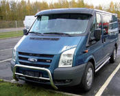 Ford Transit 2000–2014 Daszek na przednia szybe (czarny polysk, 5mm) zdjęcia 11