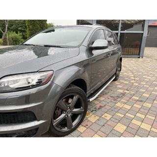 Progi Boczné Fullmond (2 szt., Aluminium) Audi Q7 2005-2015 zdjęcia 2