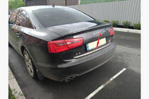 Audi A6 C7 2011-2017 Listwa bagażnika stal nierdzewna zdjęcia 7