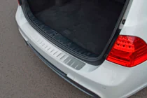 BMW 3 Series E90/E91 2005-2011 Nakładka na tylny zderzak stal nierdzewna (2006-2008, SW) zdjęcia 2