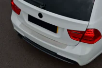 BMW 3 Series E90/E91 2005-2011 Nakładka na tylny zderzak stal nierdzewna (2006-2008, SW) zdjęcia 7