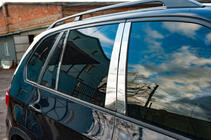 BMW X5 E70 2007-2013 Listwy Słupków Drzwi ze Stali Nierdzewnej zdjęcia 2