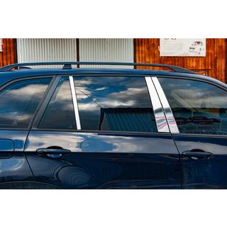 Listwy Słupków Drzwi ze Stali Nierdzewnej BMW X5 E70 2007-2013 zdjęcia 4