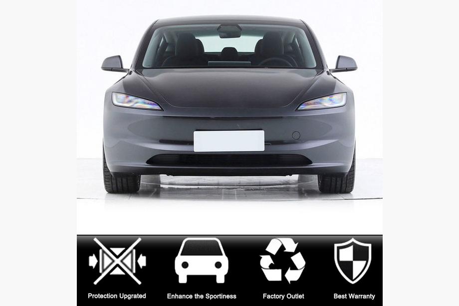Tesla Model 3 2017- Nakładki Progowe V1 (2017-2023, Carbon) Zdjęcia 5