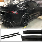 Tesla Model X 2015- Nakładki progowe (2015-2021, Carbon) zdjęcia 1