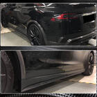 Tesla Model X 2015- Nakładki progowe (2015-2021, Carbon) zdjęcia 5