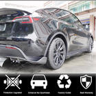 Tesla Model Y 2020- Nakładki progowe V1 (2020-2025, Carbon) zdjęcia 2