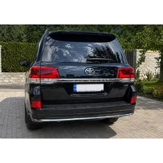 Nakładka tylna z chromem 2016↗ (Executive 2019/2021) Toyota Land Cruiser 200 2007-2021 zdjęcia 2