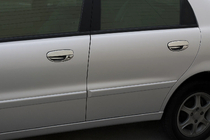 Chevrolet Lanos 1998–2017 Nakładki na Klameki Chromowane (Stal Nierdzewna) Polerowana Stal Nierdzewna zdjęcia 4