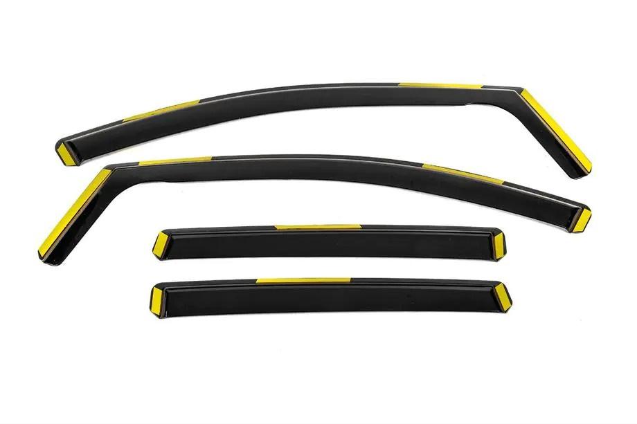 Honda Civic Sedan VIII 2006-2011 Deflektory szyb wsuwane Niken Luxury (4 szt) Image