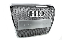 Audi A6 C6 2004-2011 Atrapa Chłodnicy RS-Style (Szary z Chromem) zdjęcia 6