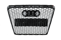 Audi A6 C6 2004-2011 Atrapa Chłodnicy RS-Style (Szary z Chromem) zdjęcia 8