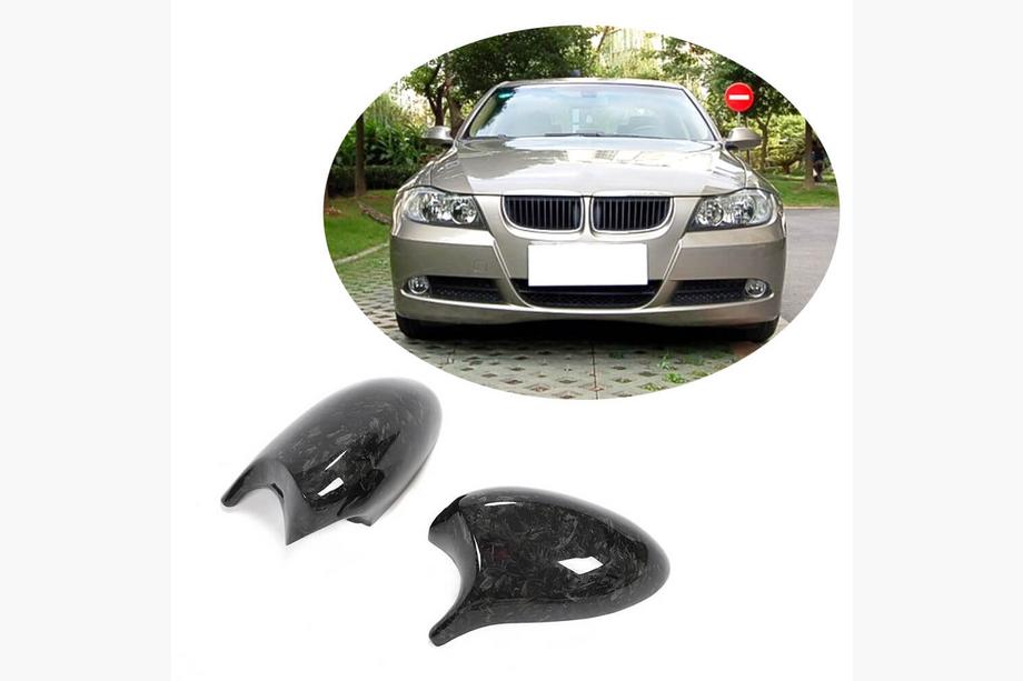 BMW 3 Series E90/E91 2005-2011 Nakładki Lusterek V1 (do E90/E91 2005-2008, E92/E93 2006-2009, Carbon) Image
