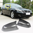 BMW 5 Series E60/E61 2003-2010 Nakładki na Lusterka (do 2007-2010, Carbon) zdjęcia 1