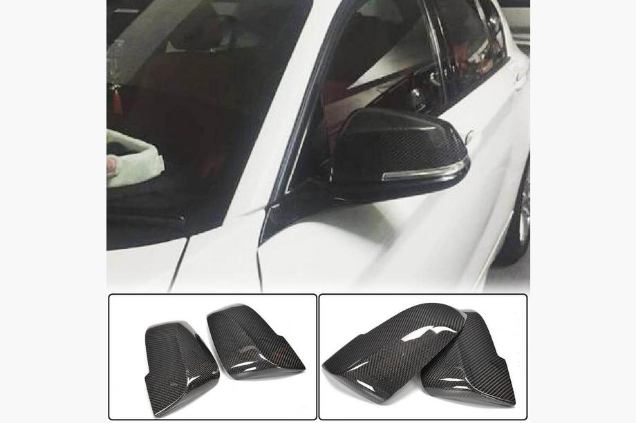 BMW 7 Series F01/F02 2008-2015 Nakładki Lusterek V3 (Carbon) Image