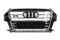 Audi Q3 2011-2019 Przedni grill SQ3 (2011-2015, czarny z chromem) zdjęcia 1