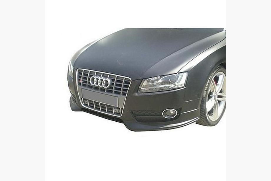 Audi A5 2007-2015 Nakładka na Zderzak Przedni DPT Flap (2007-2011, Czarny Połysk) Image