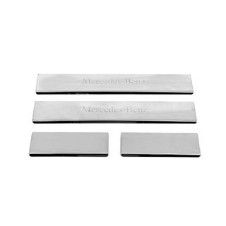 Nakładki progowe Carmos V1 (4 szt, stal nierdzewna) Mercedes ML W164 2005-2011 zdjęcia 2