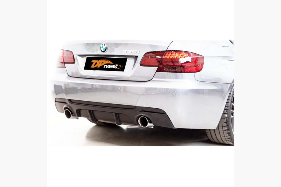 BMW 3 Series E92/E93 2006–2013 Dyfuzor tylnego zderzaka DPT (do E92 M-Sport, Czarny Połysk) Image