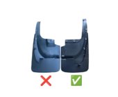Toyota Land Cruiser 200 2007-2021 Tylne chlapacze 2015-2021 (2 szt, pod body kit, szerokie) zdjęcia 2