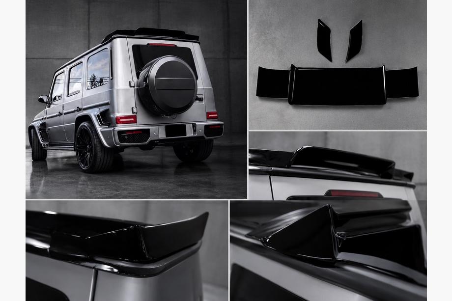 Mercedes G class W463 2018-2024 Spoiler DPT (Czarny Połysk) Image