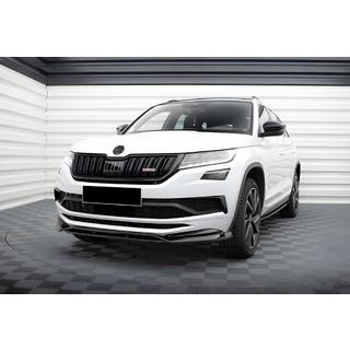 Przedni Lip DPT (Czarny Połysk) Skoda Kodiaq 2016-2023 zdjęcia 2