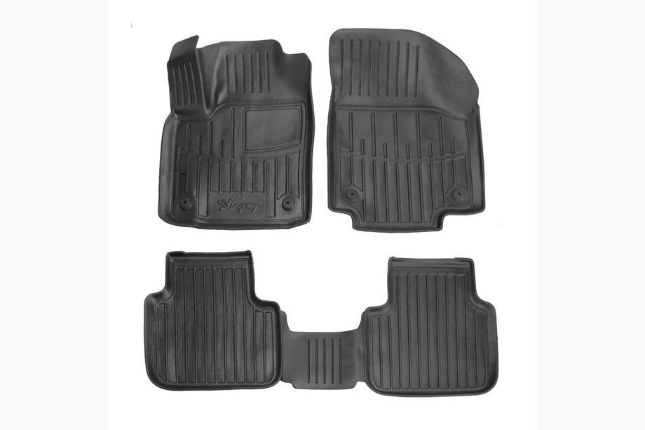 Volkswagen Atlas (Terramont) 2016- Dywaniki gumowe Stingray 3D (4 szt) Image