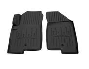 Jeep Compass 2006-2016 Przednie dywaniki gumowe Stingray 3D (jedno mocowanie po stronie kierowcy, 2 szt.) zdjęcia 1