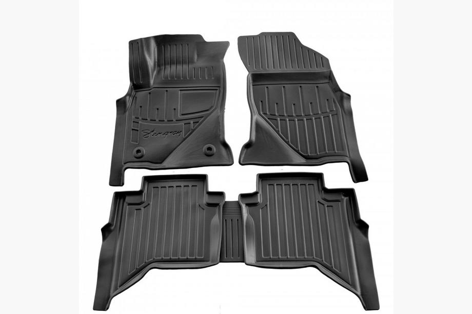 Toyota Hilux 2015- Dywaniki gumowe Stingray 3D (Crew Cab, 5 szt.) Image