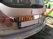 Renault Duster 2008–2017 Listwa chromowana nad tablicą rejestracyjną Jednoczęściowa (Stal nierdzewna) zdjęcia 3
