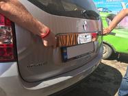 Renault Duster 2008–2017 Listwa chromowana nad tablicą rejestracyjną Jednoczęściowa (Stal nierdzewna) zdjęcia 4