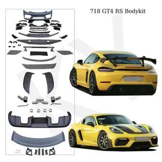 Zestaw body kit GT4 RS Porsche Boxster/Cayman 982 (718) 2016- zdjęcia 1