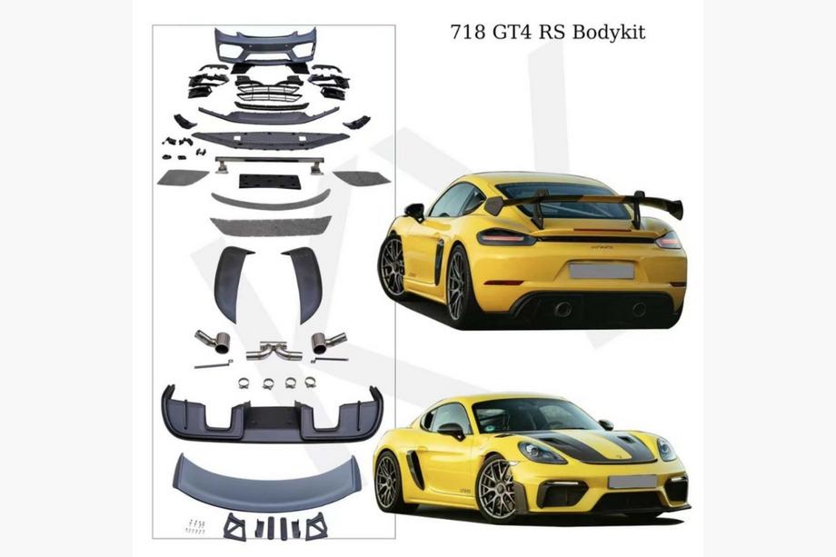 Porsche Boxster/Cayman 982 (718) 2016- Zestaw body kit GT4 RS Image