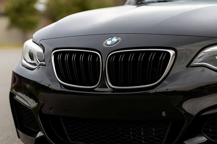 BMW 2 Series F22/F23 2014-2021 Nerki M-Look (Czarny Połysk z Chromowaną Ramką) Zdjęcia 1