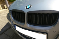 BMW 3 Series E90/E91 2005-2011 Nerki M-Look (do E-90/91 2005-2008, Czarny Mat) zdjęcia 1