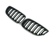 BMW 3 Series E92/E93 2006–2013 Atrapy chłodnicy M-Look (do 2005-2009, Czarny Mat) zdjęcia 3