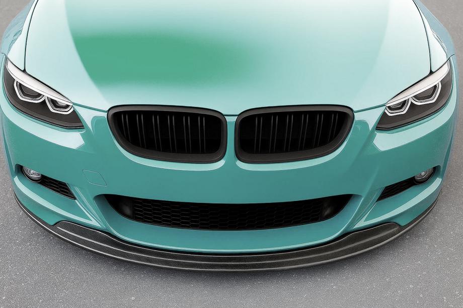 BMW 3 Series E92/E93 2006–2013 Atrapy chłodnicy M-Look (do 2005-2009, Czarny Mat) Image