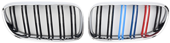 BMW 3 Series E92/E93 2006–2013 Nerki M-Look (do 2005-2009, M-Color z chromowaną ramką) zdjęcia 2