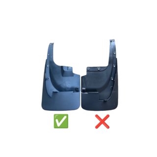 Tylne oryginalne chlapacze 2015-2021 (2 szt, pod body kit, wąskie) Toyota Land Cruiser 200 2007-2021 zdjęcia 2