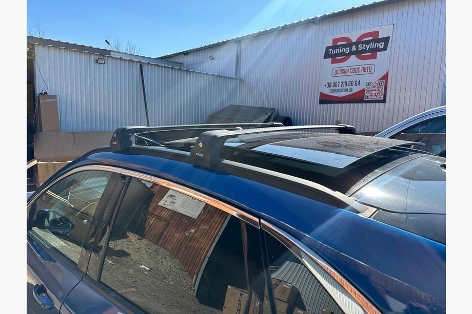 Ford Kuga/Escape 2019- Belki dachowe na zintegrowane relingi z kluczykiem Ecem V2 (2 szt.) do 110 cm, Czarny Zdjęcia 2