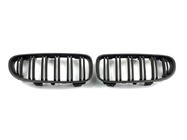 BMW 3 Series E92/E93 2006–2013 Atrapy chłodnicy M-Look (do 2010-2013, Czarny Mat) zdjęcia 4