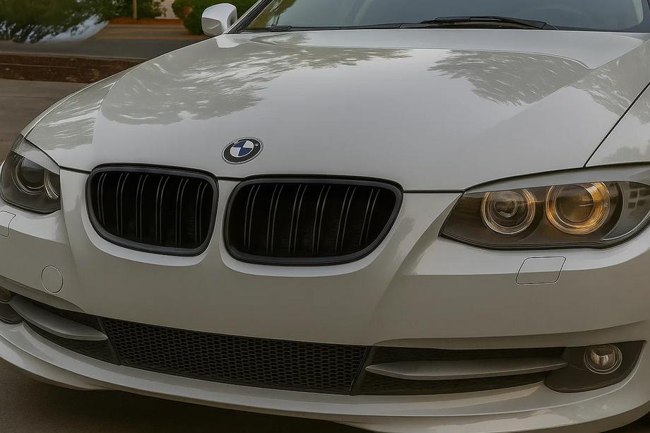 BMW 3 Series E92/E93 2006–2013 Atrapy chłodnicy M-Look (do 2010-2013, Czarny Mat) Image
