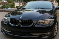BMW 3 Series E92/E93 2006–2013 Atrapy M-Look (do 2010-2013, czarny połysk z chromowaną ramką) zdjęcia 1