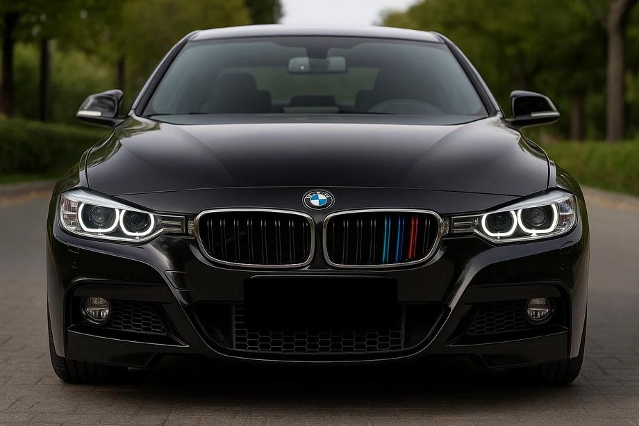 BMW 3 Series F30/F31 2012-2019 Nerki M-Look (M-Color z chromowaną ramką) Image