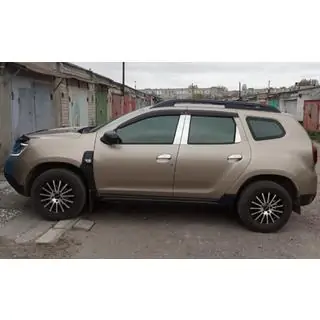 Listwy Słupków Drzwi ze Stali Nierdzewnej (6 szt.) Dacia Duster 2008-2018 zdjęcia 1