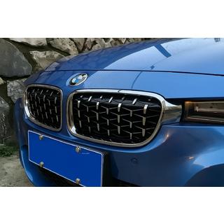 Nerki Diamond Silver (Obwódka Chrom) BMW 3 Series F30/F31 2012-2019 zdjęcia 1